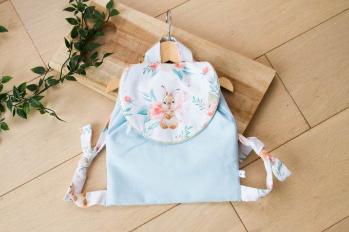 Cartable Lapin spring bleu ciel en stock